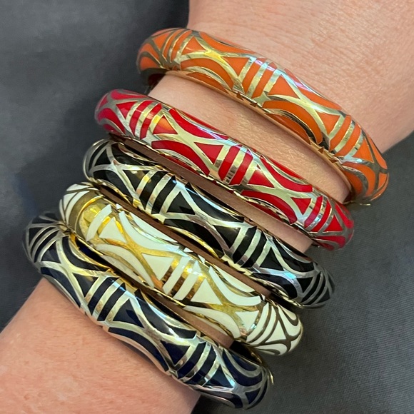 AHC Pillar bracelet;orange and gold - Picture 4 of 4